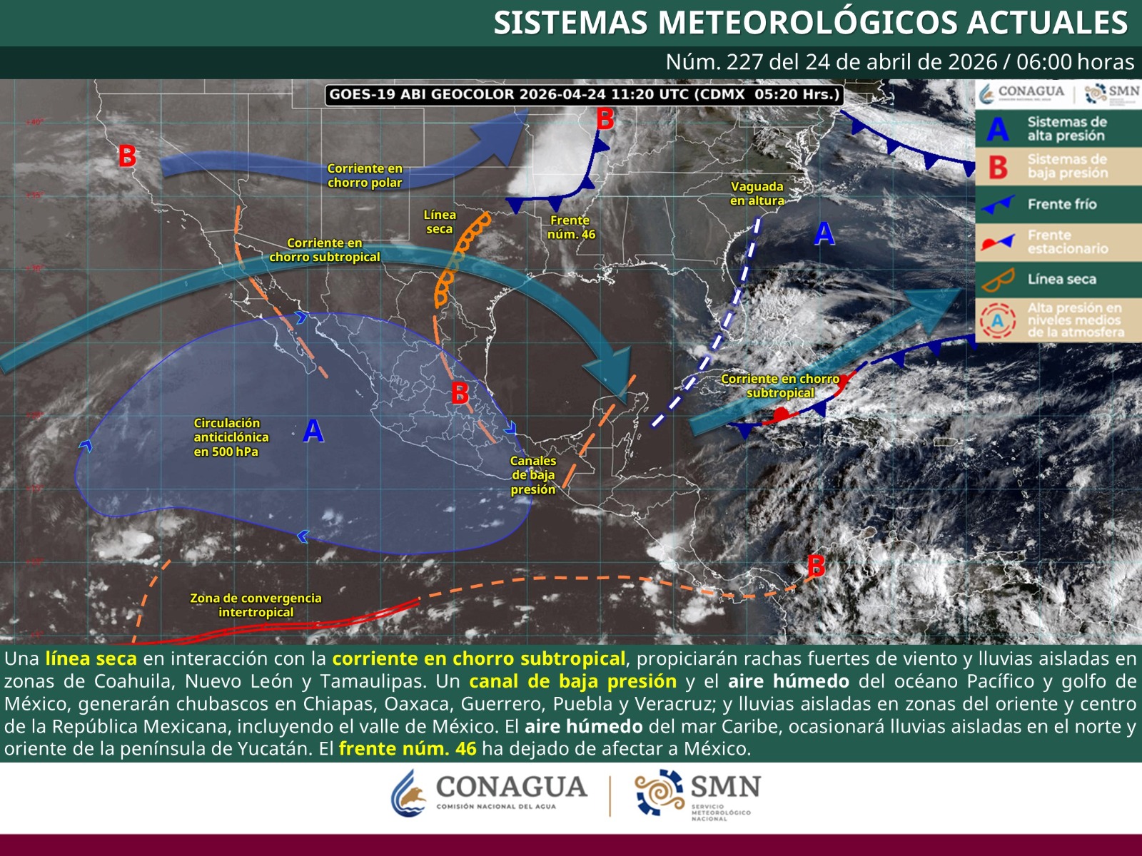 Persistirá inestabilidad atmosférica con lluvias, tormentas eléctricas y rachas de viento en Oaxaca