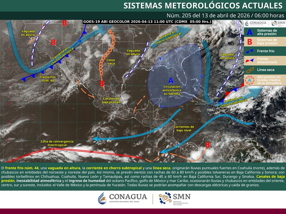 Lluvias con tormentas y calor intenso marcarán el clima en Oaxaca: Protección Civil