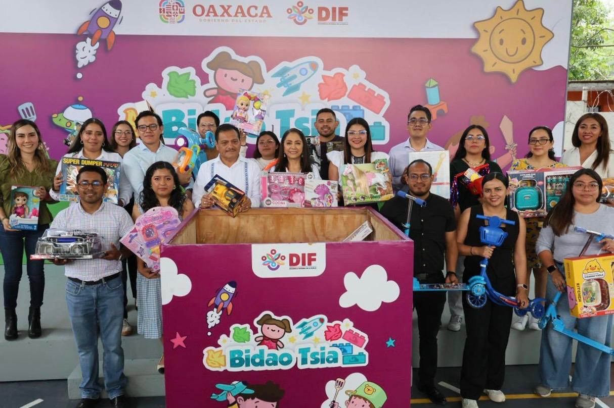 Se suman dependencias del Gobierno del Estado a la campaña “Bidao Tsia, un juguete, una ilusión” 2026: DIF Oaxaca