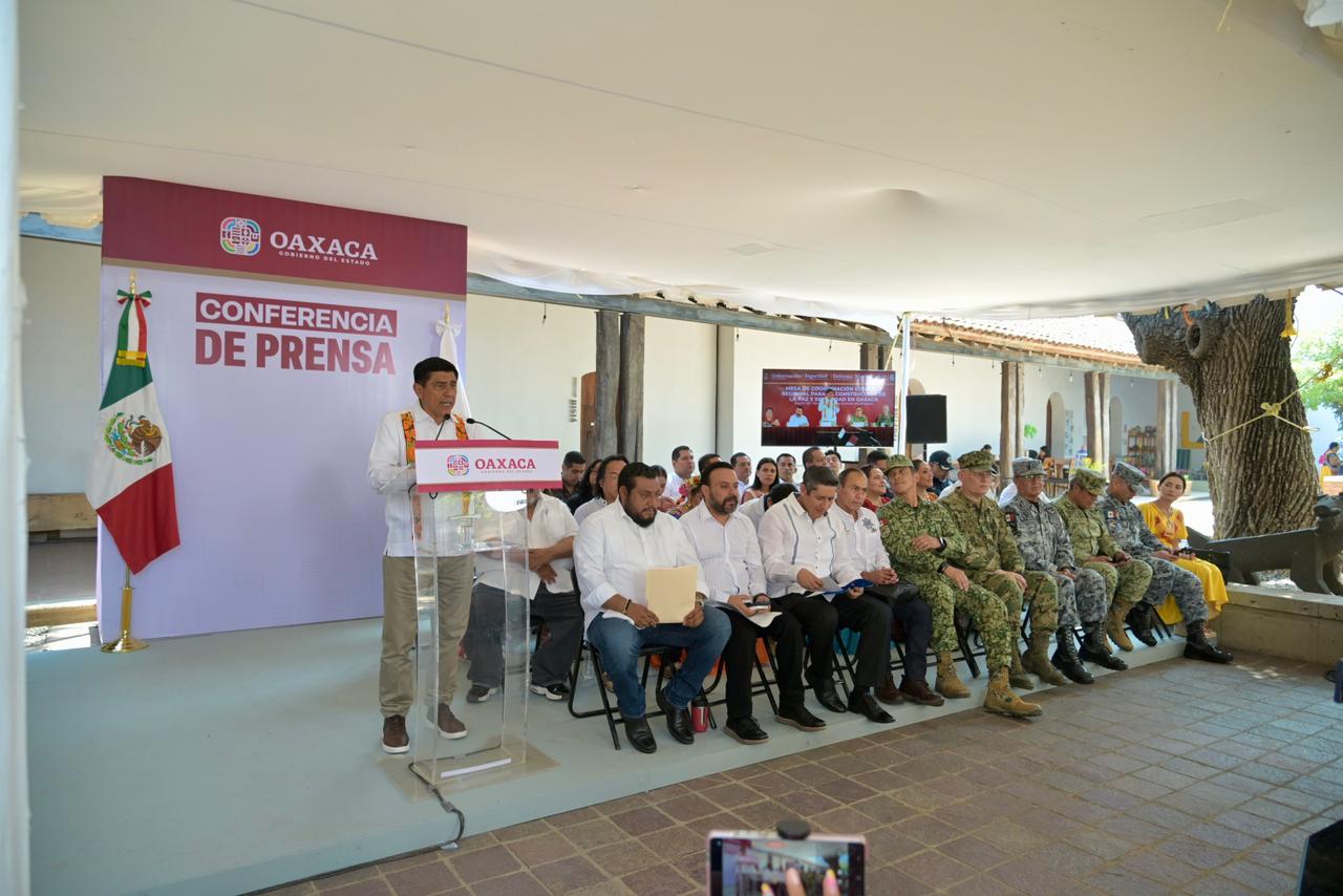 Presenta Gobierno del Estado “Pacto por la Paz de Juchitán de Zaragoza” para fortalecer la seguridad