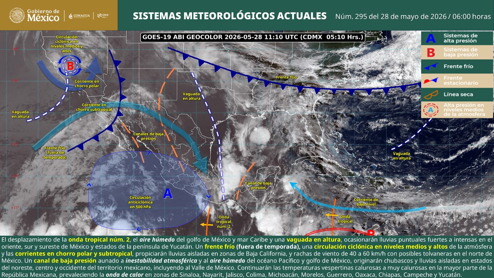 Prevén lluvias fuertes, tormentas eléctricas y granizo en Oaxaca