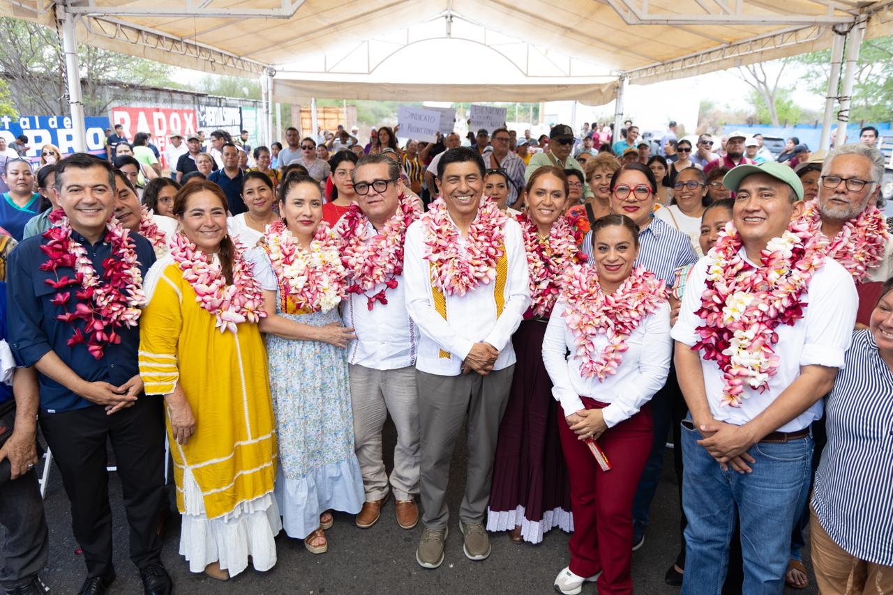 Inaugura Salomón Jara obras de infraestructura en el Istmo que impulsan la calidad de vida de las y los habitantes