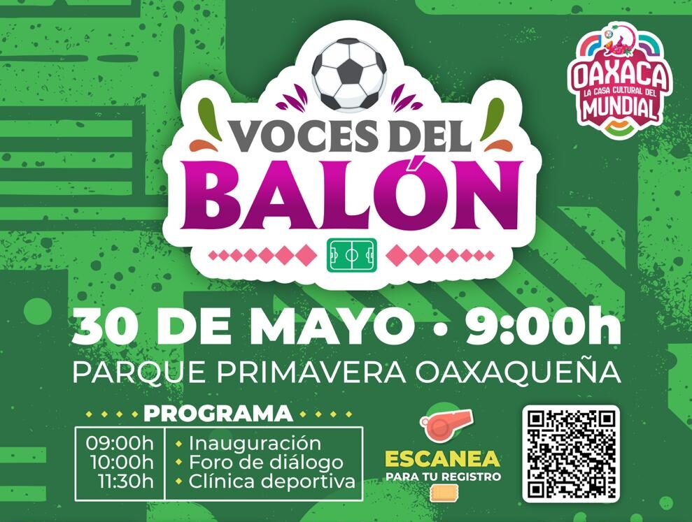 Invita Gobierno Estatal al evento “Voces del Balón” dirigido a mujeres en el deporte