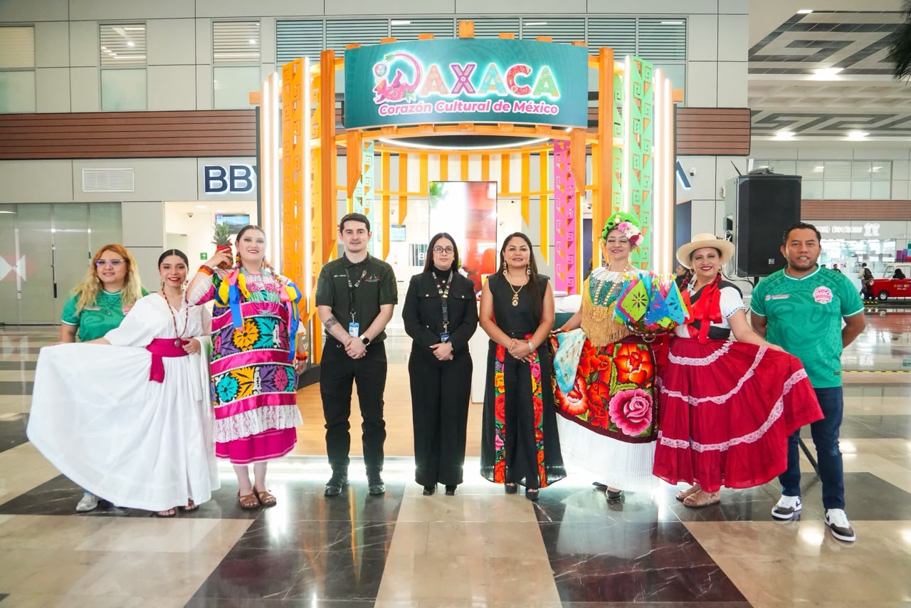 Lleva Gobierno del Estado la oferta turística de Oaxaca al AIFA