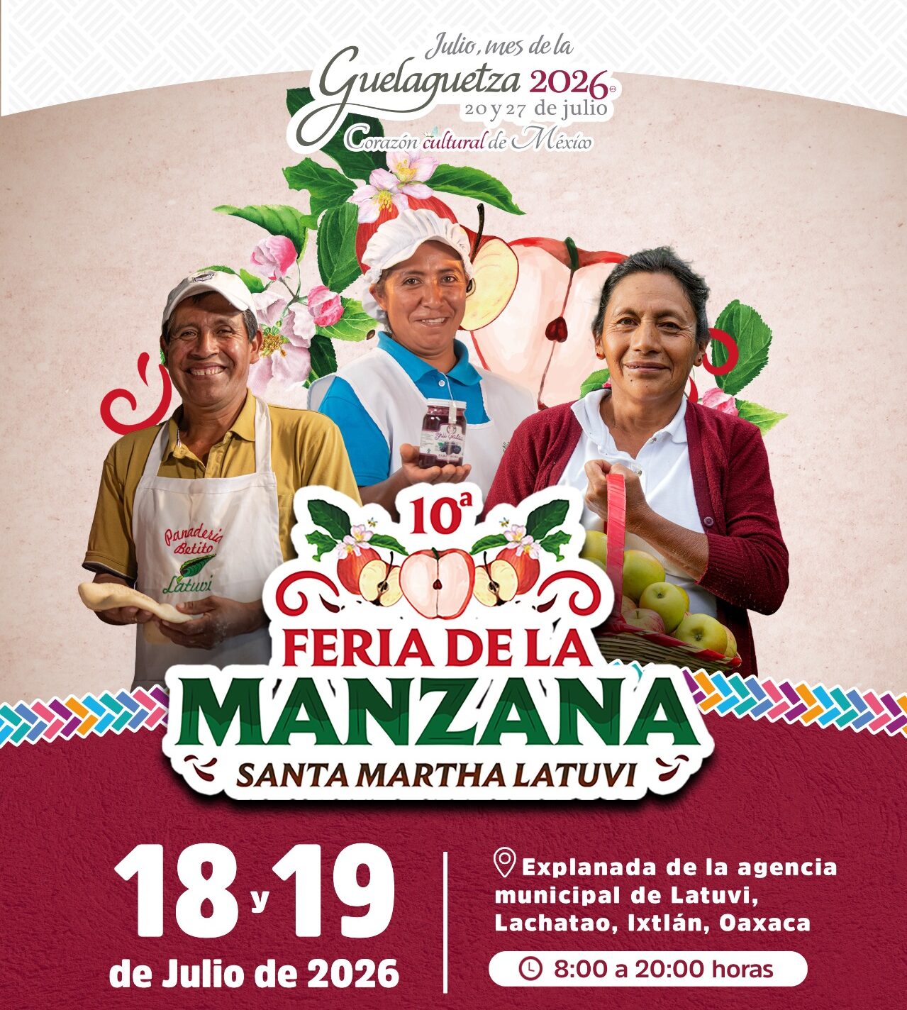 Santa Martha Latuvi alista la Feria de la Manzana