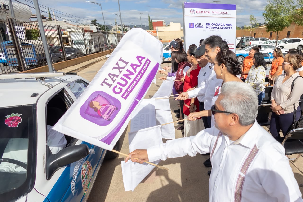 “Taxi Gunaa”: traslados seguros para mujeres durante la Guelaguetza