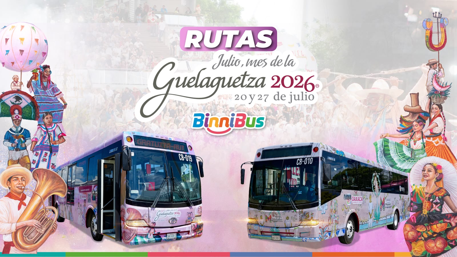 BinniBus acercará a las personas a la Guelaguetza 2026