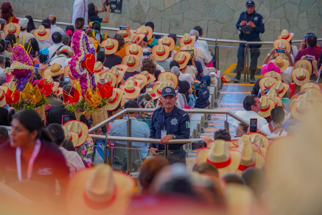 Reporta Gabinete de Seguridad saldo blanco tras las dos presentaciones del Primer Lunes del Cerro de la Guelaguetza 2026
