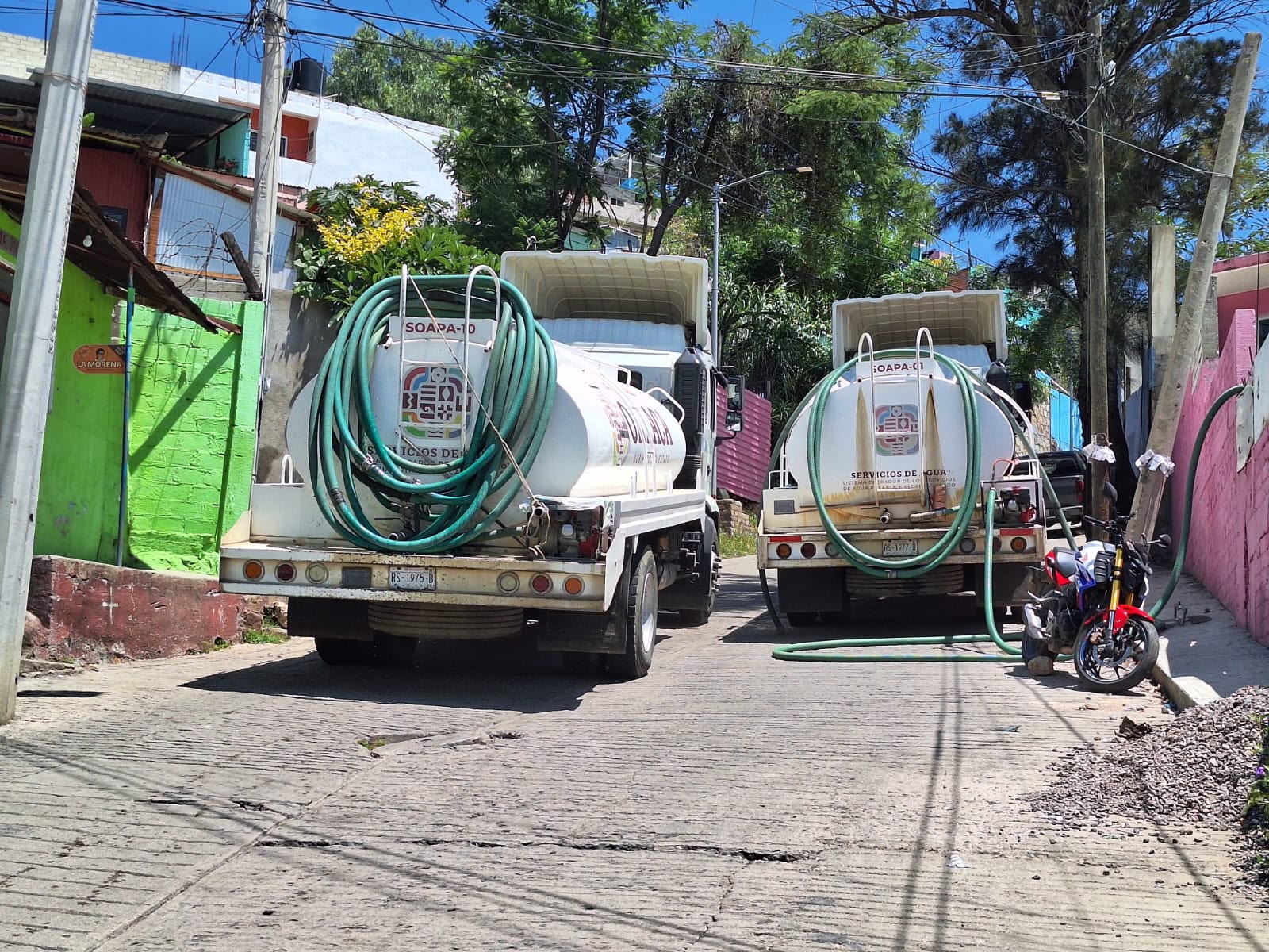 Mantienen Ceabien y Soapa el suministro de agua potable en Santa Anita, San Juan Chapultepec