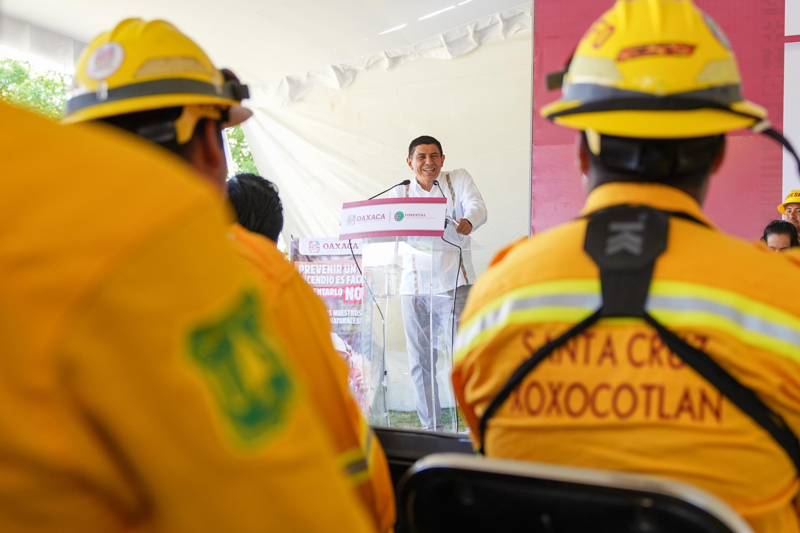 Conmemora Gobierno de Oaxaca Día de la y el Combatiente de Incendios Forestales