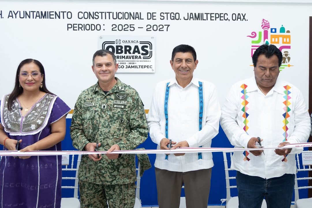 Con nuevo C2 en Santiago Jamiltepec, garantiza Salomón Jara mayor seguridad para el pueblo