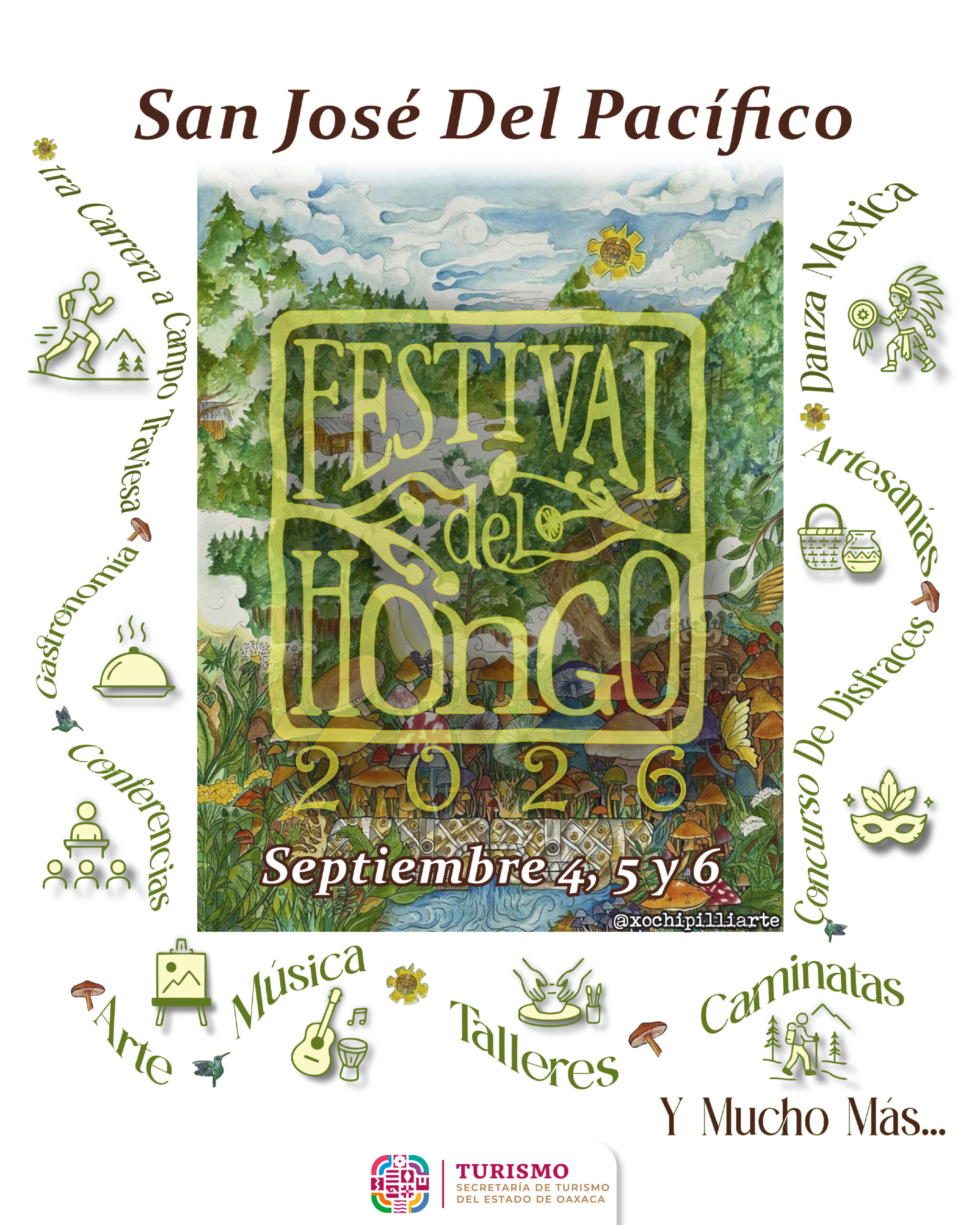 Celebrará San José del Pacífico la cuarta edición del Festival Cultural del Hongo