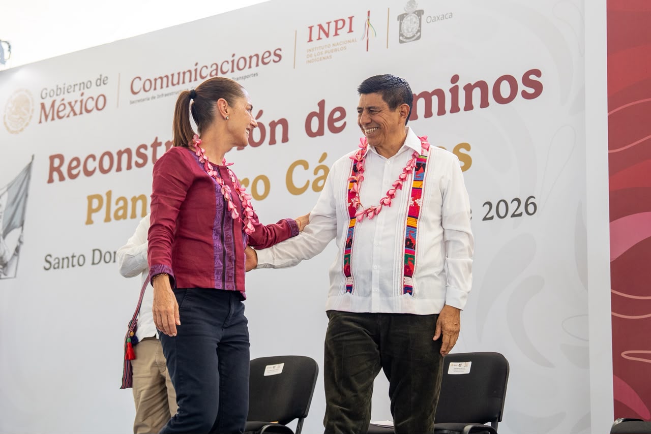 Destina Sheinbaum 37 mmdp para infraestructura carretera de Oaxaca