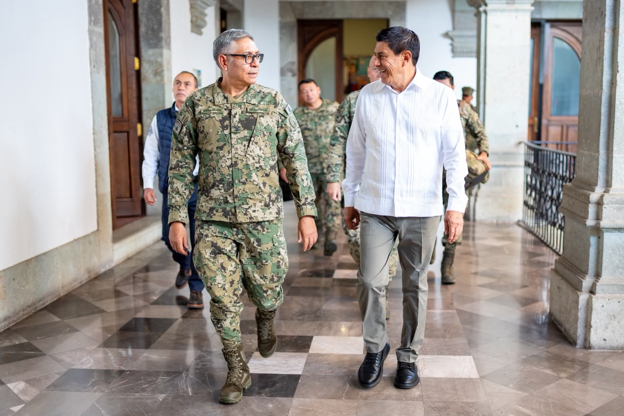 Fortalecen Gobierno de Oaxaca y Marina coordinación para garantizar seguridad y bienestar de familias oaxaqueñas