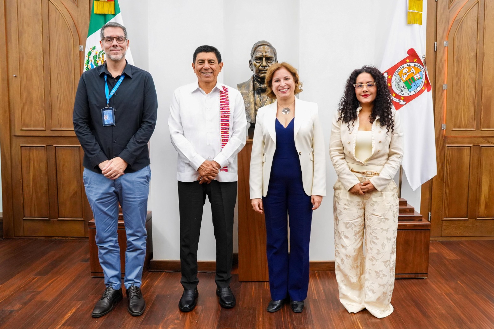 Tiene Oaxaca, reconocimiento internacional por atención y reparación de los derechos y dignidad de personas desplazadas