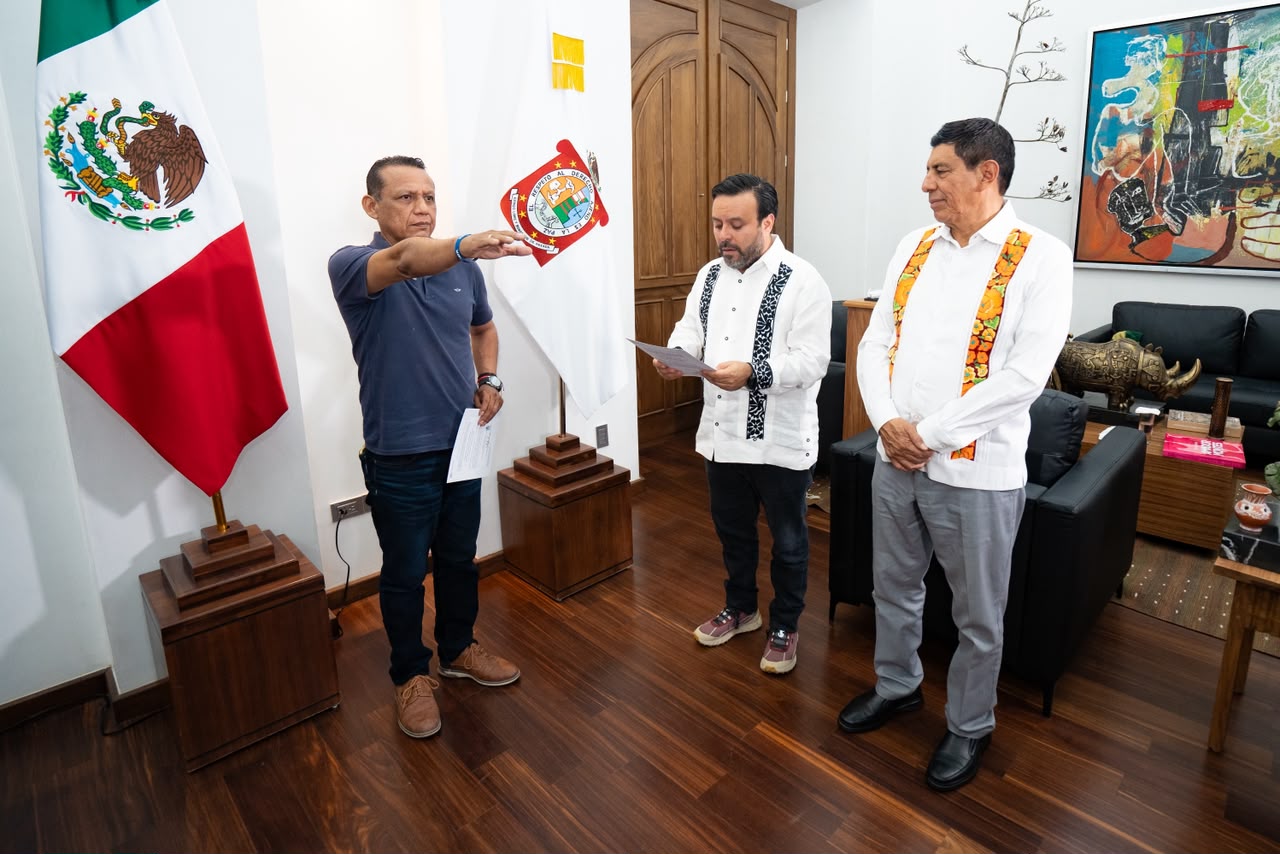 Designa el Gobernador Salomón Jara a Francisco Vásquez como Comisionado Municipal en Juchitán de Zaragoza