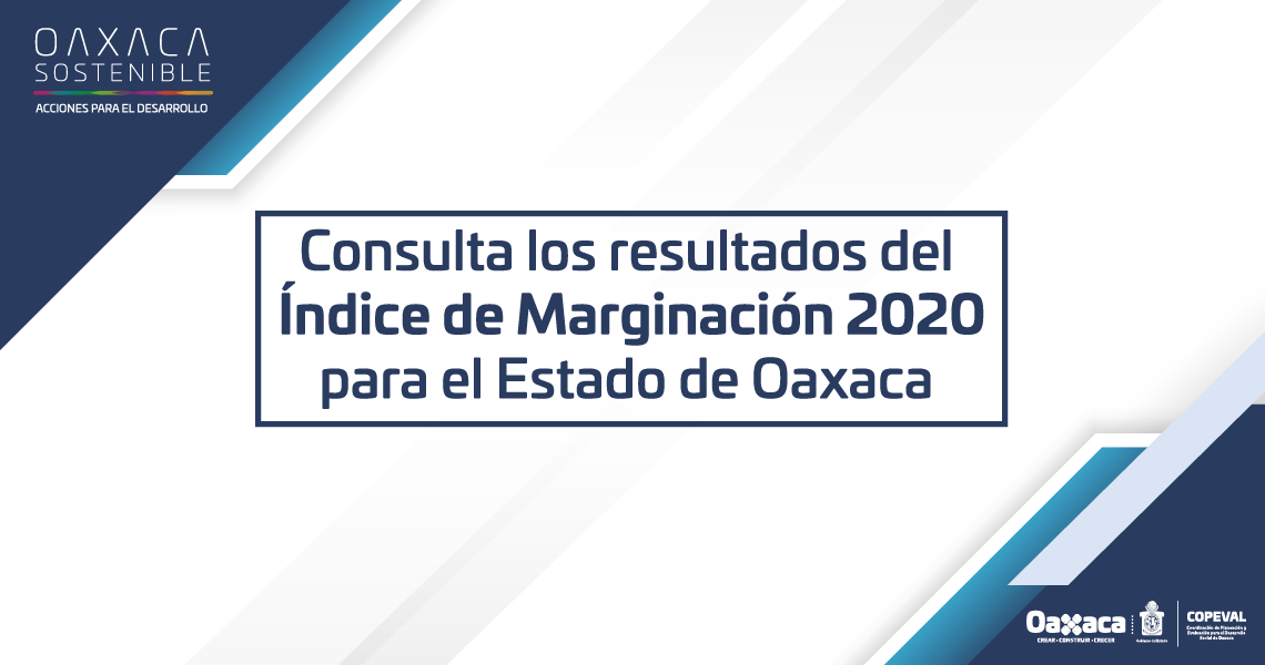 ÍNDICE DE MARGINACIÓN 2020