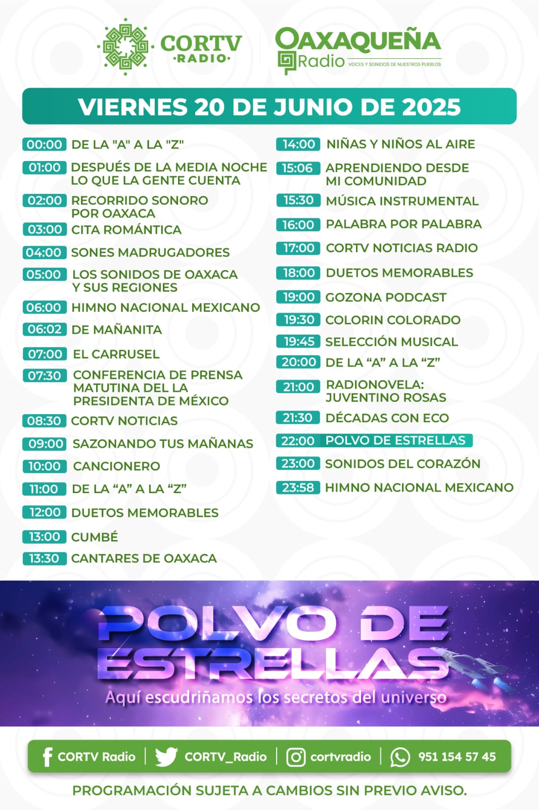 20 DE JUNIO
