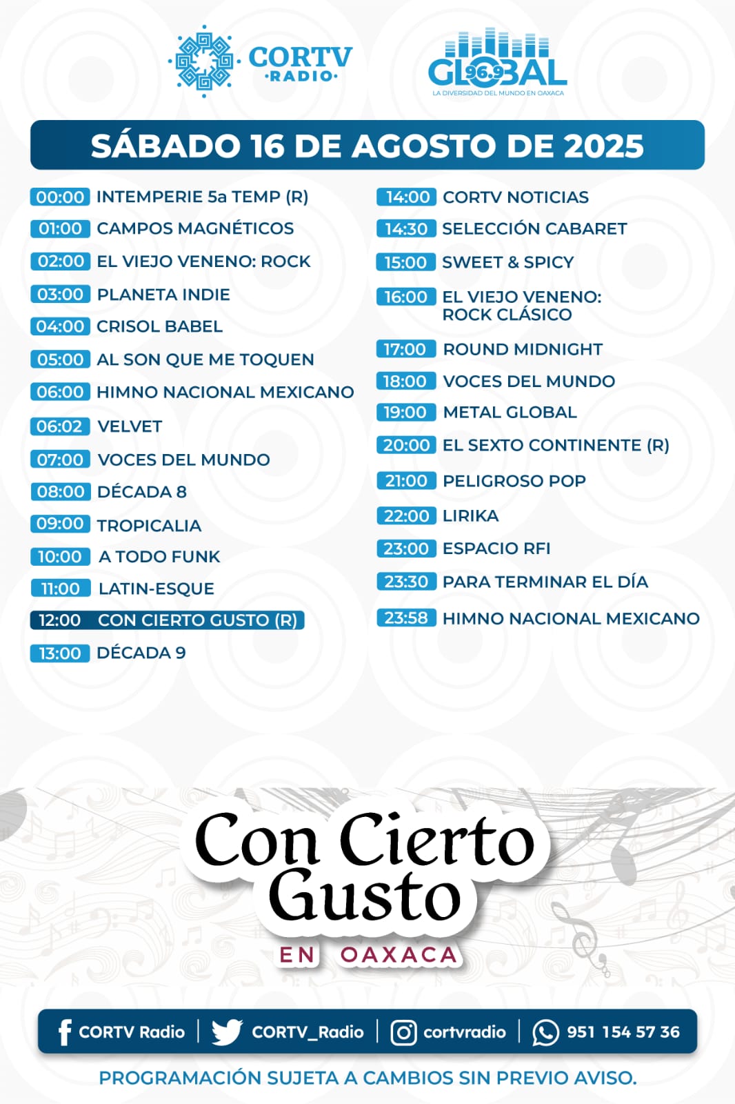 16 DE AGOSTO