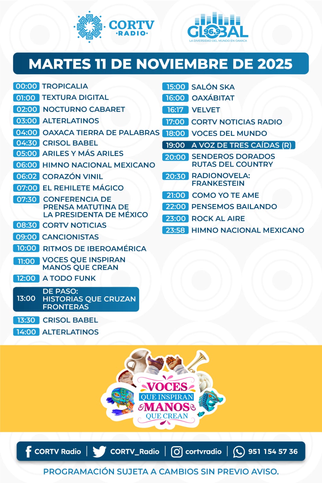 11 DE NOVIEMBRE DEL 2025