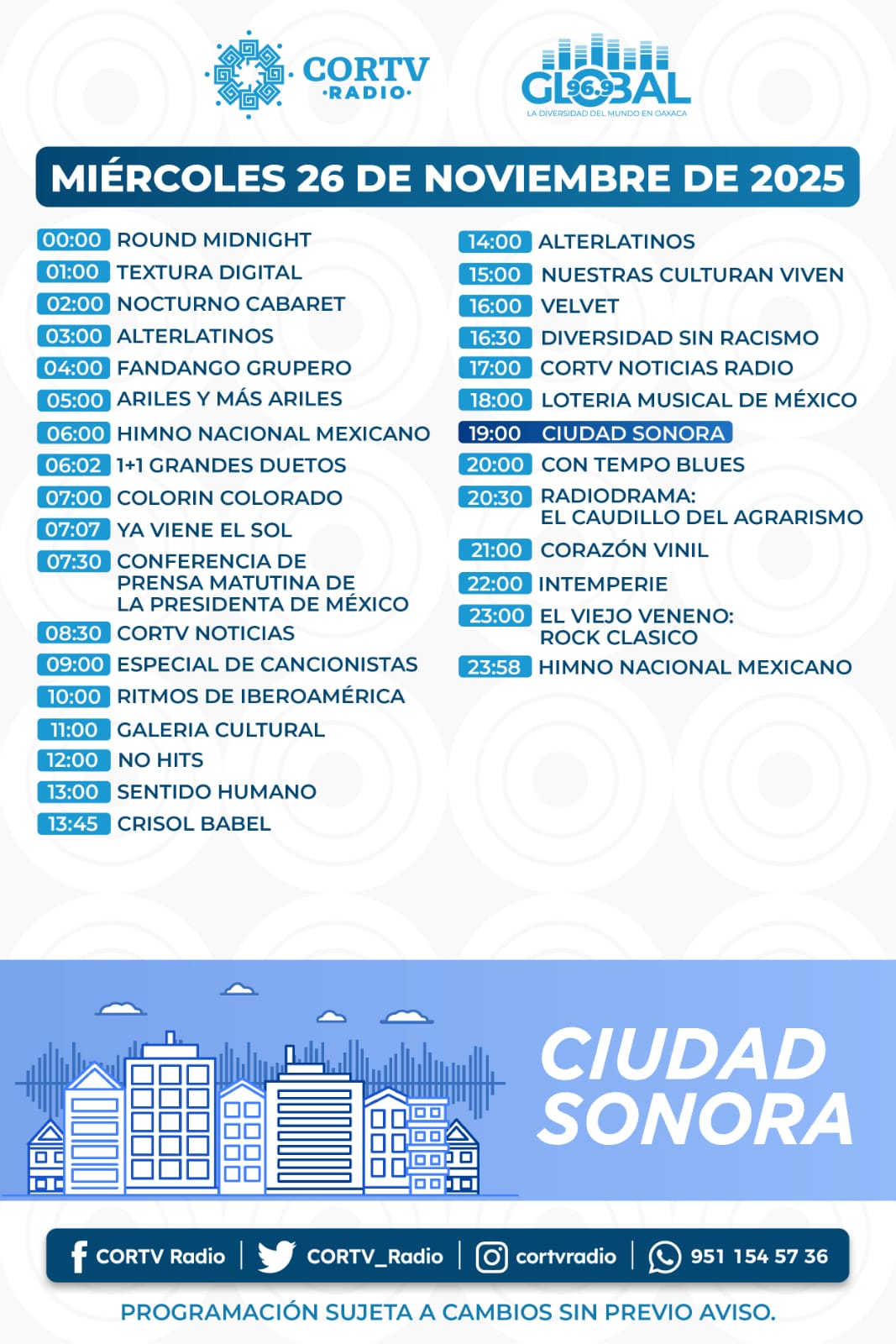 26 DE NOVIEMBRE DEL 2025