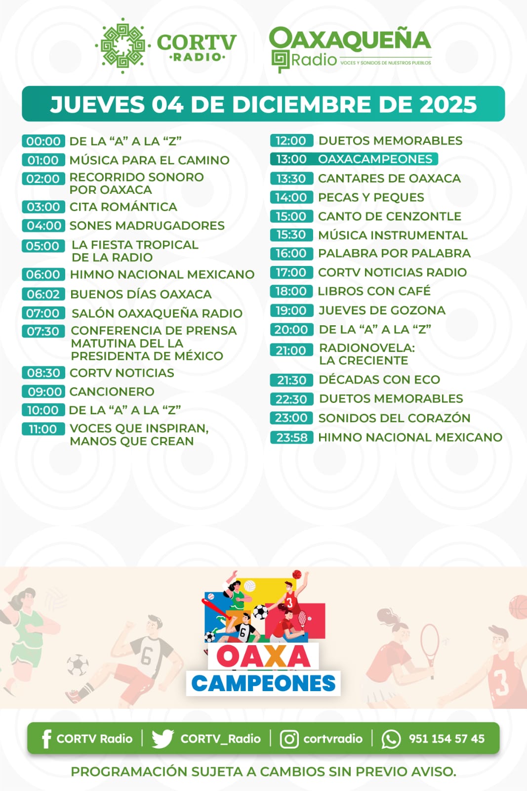 04 DE DICIEMBRE DEL 2025