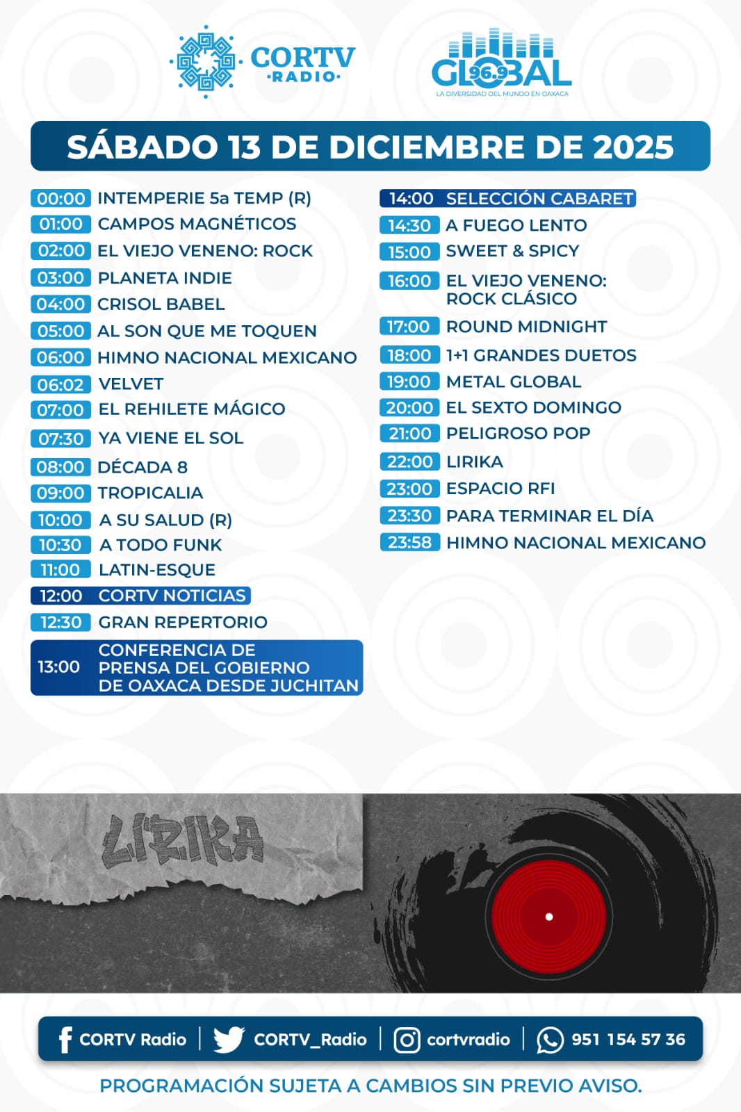 13 DE DICIEMBRE DEL 2025