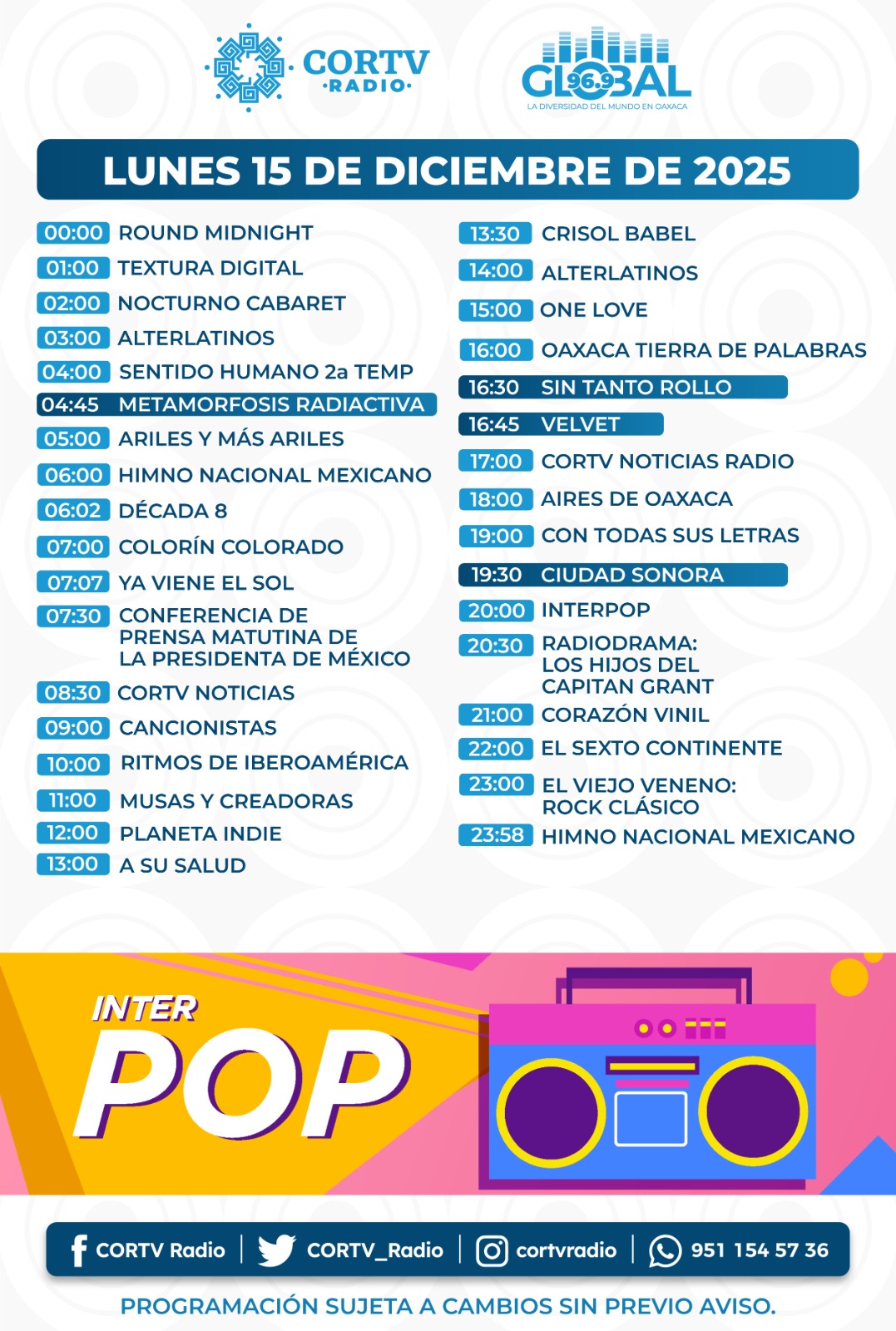 15 DE DICIEMBRE DEL 2025