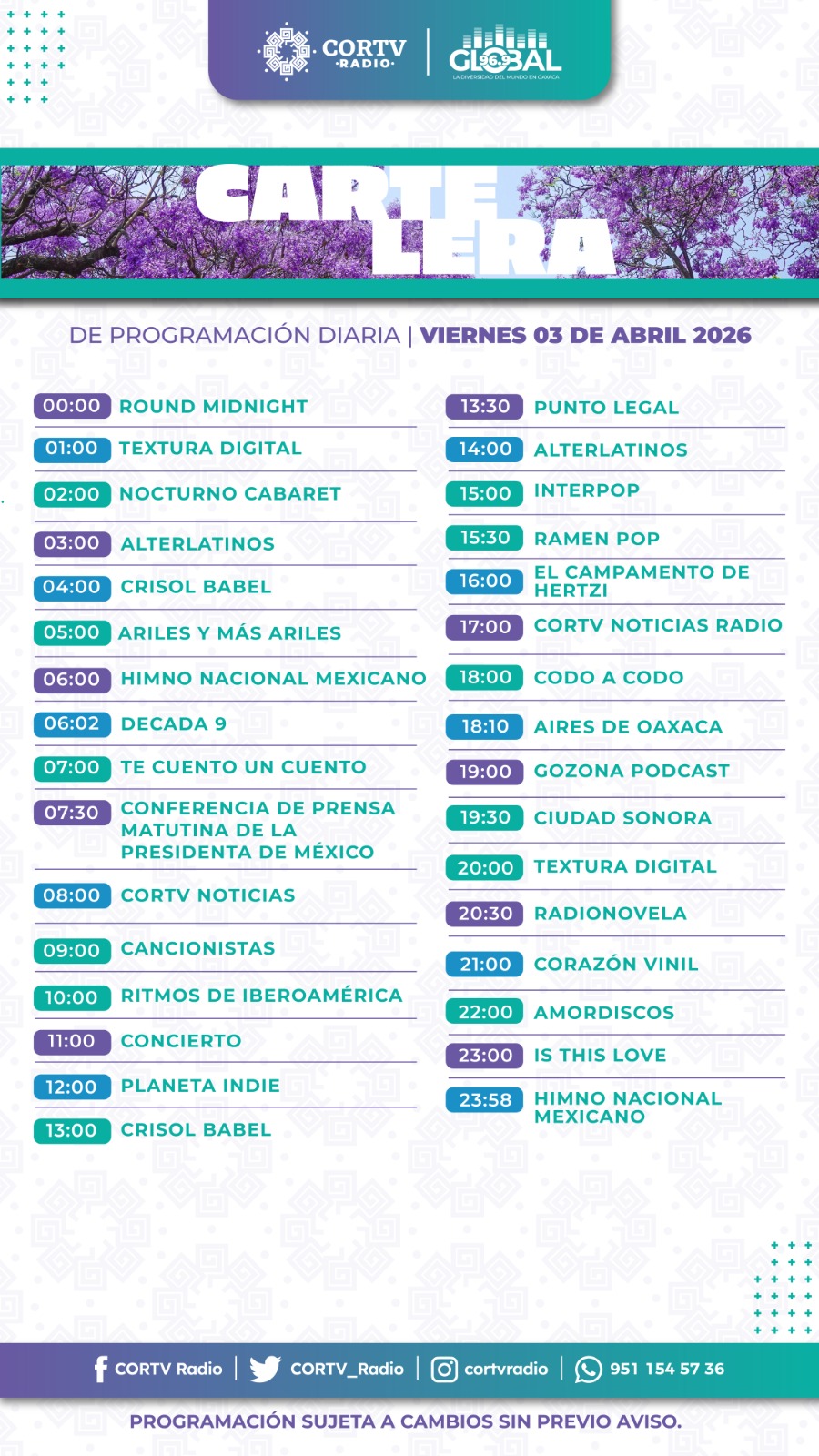 03 DE ABRIL DEL 2026