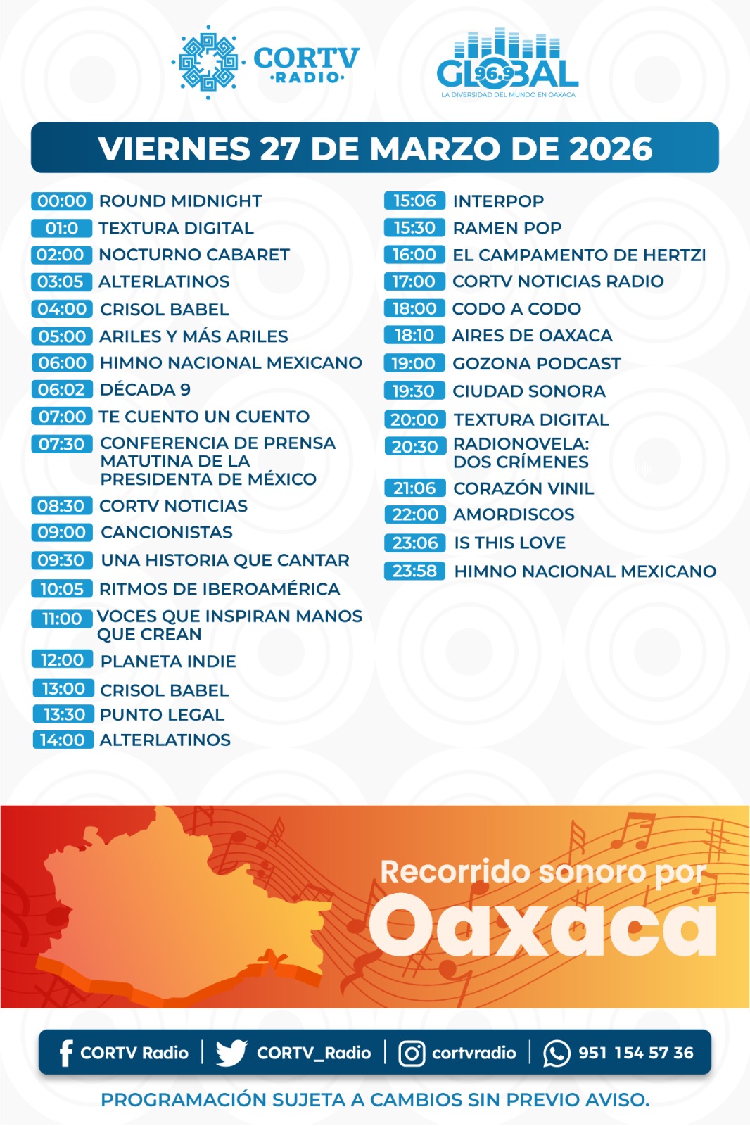 27 DE MARZO DEL 2026