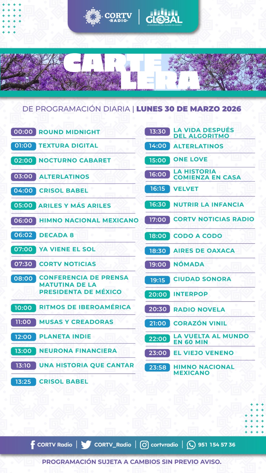 30 DE MARZO DEL 2026