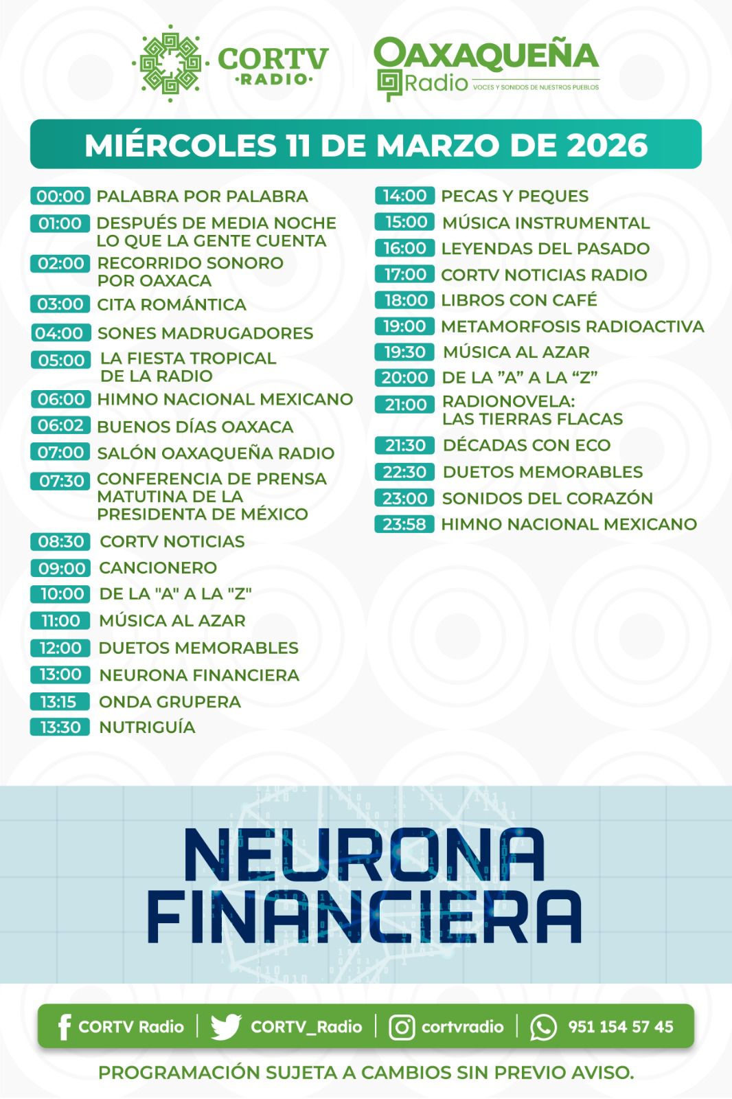 11 DE MARZO DEL 2026