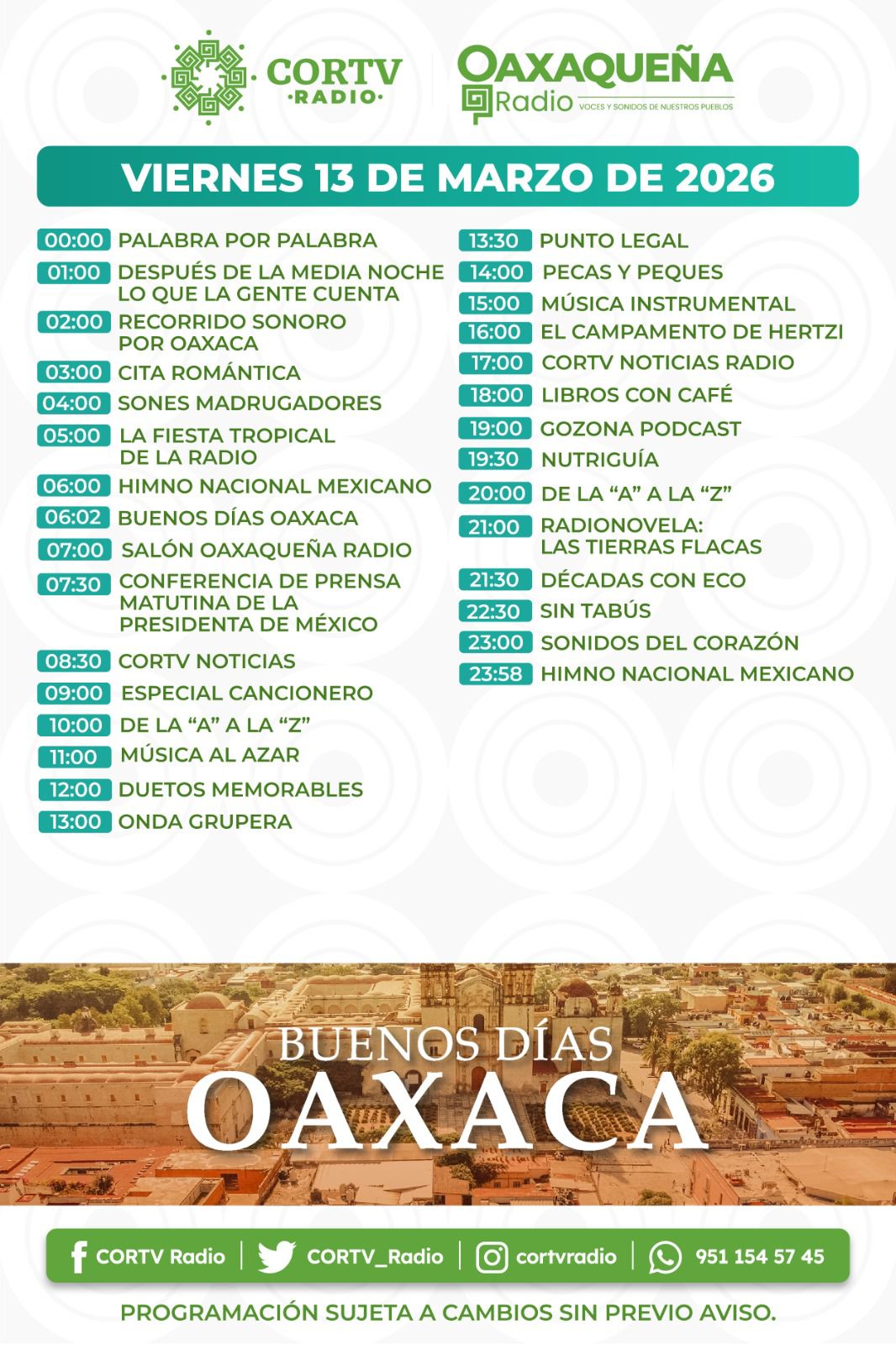 13 DE MARZO DEL 2026