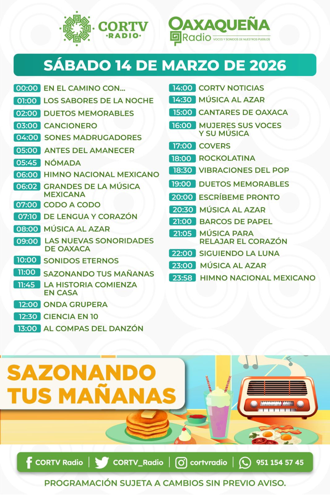 14 DE MARZO DEL 2026