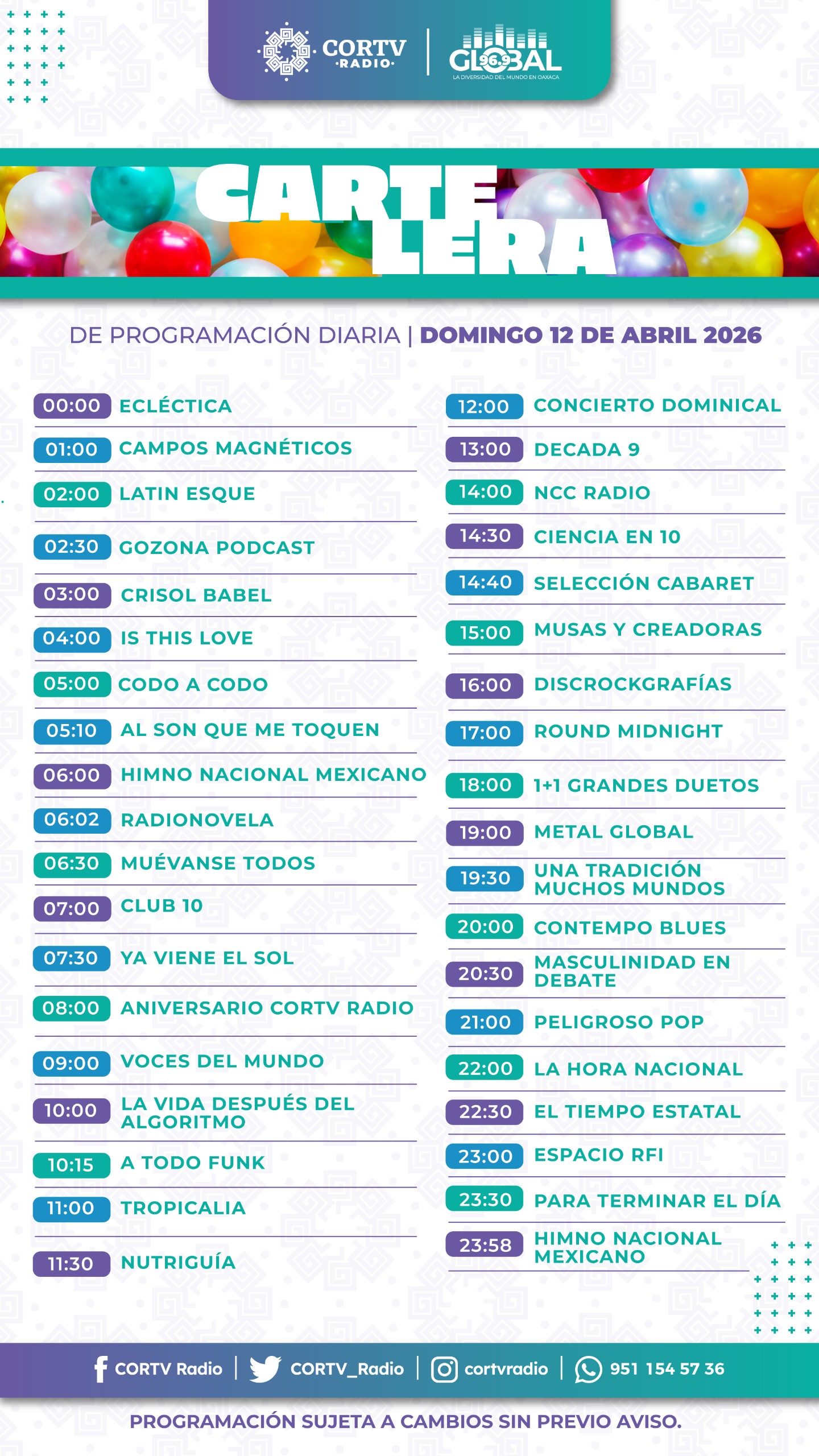 12 DE ABRIL DEL 2026