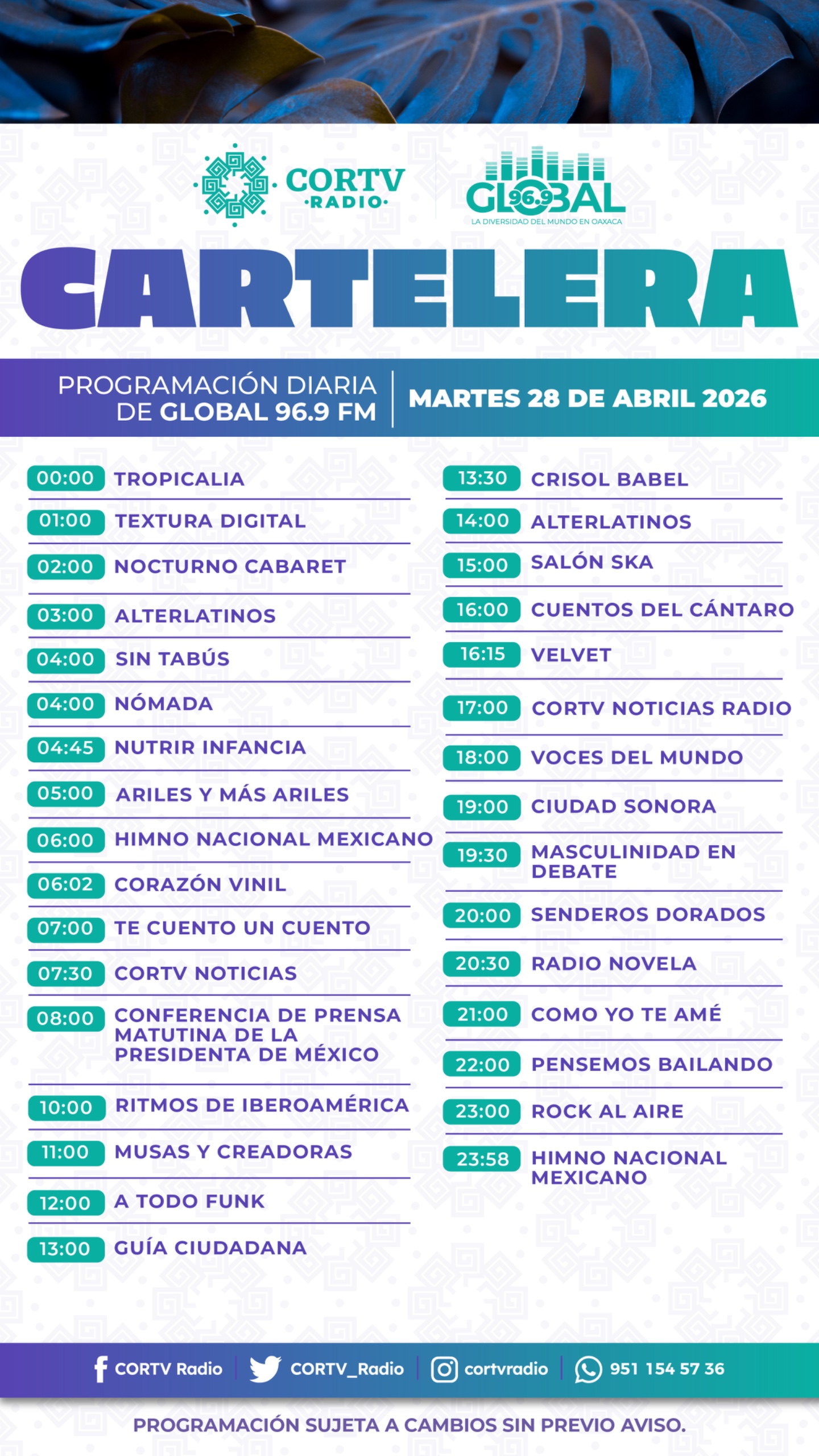 28 DE ABRIL DEL 2026