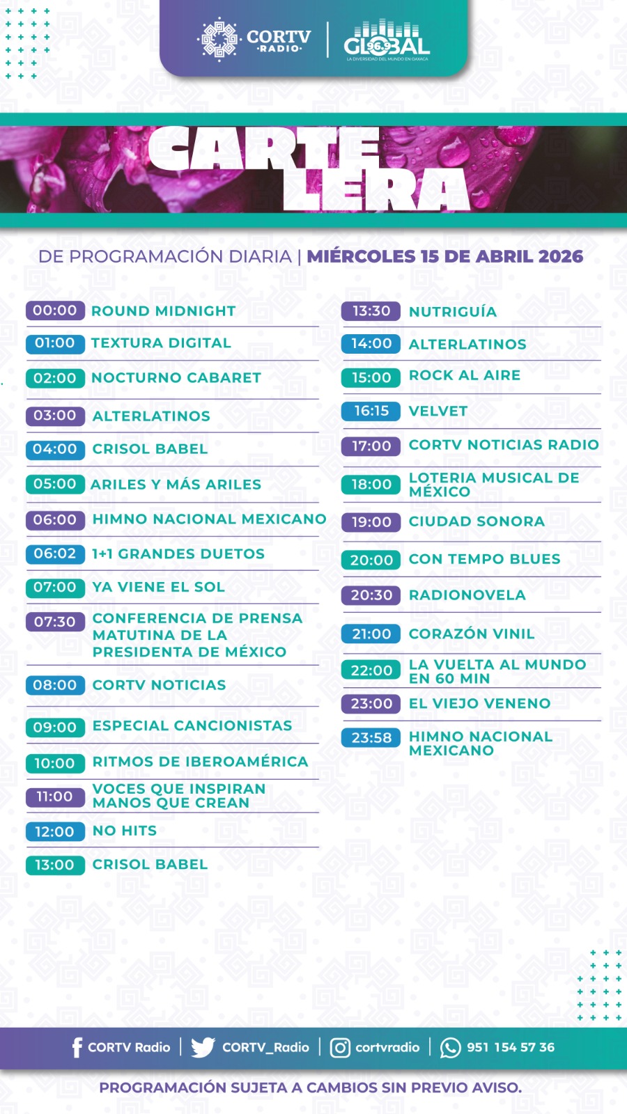 15 DE ABRIL DEL 2026