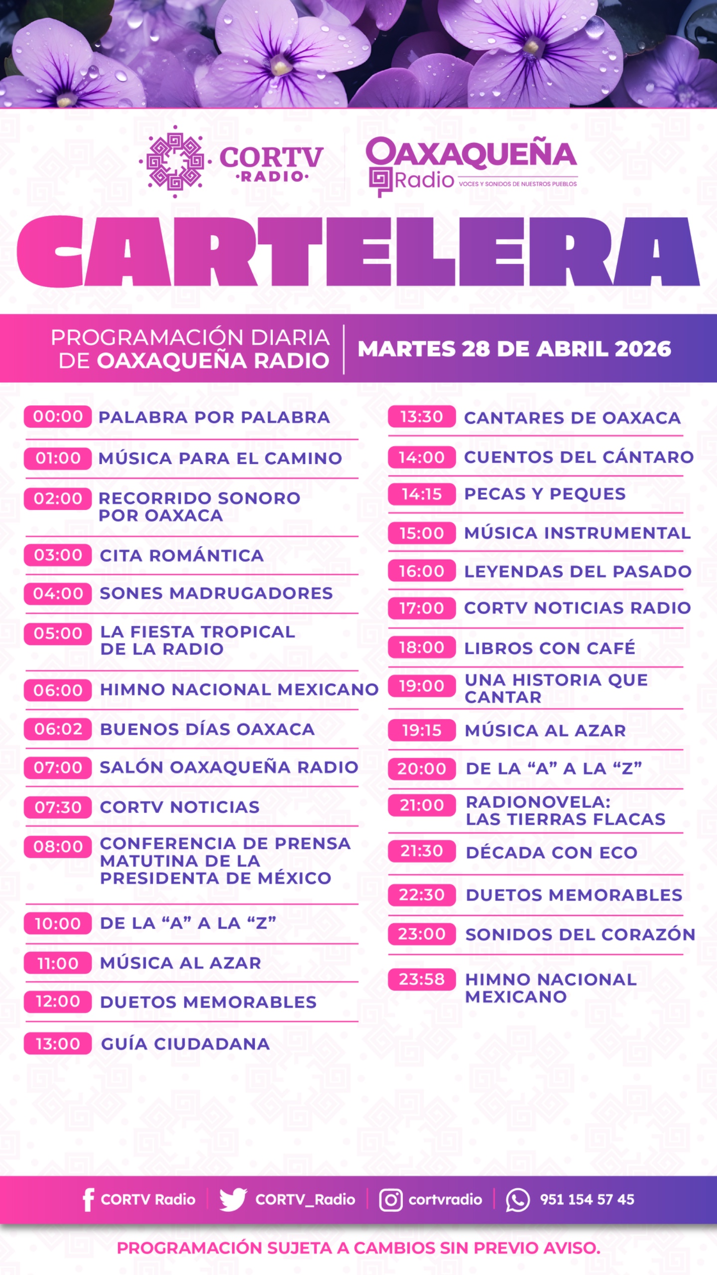 28 DE ABRIL DEL 2026