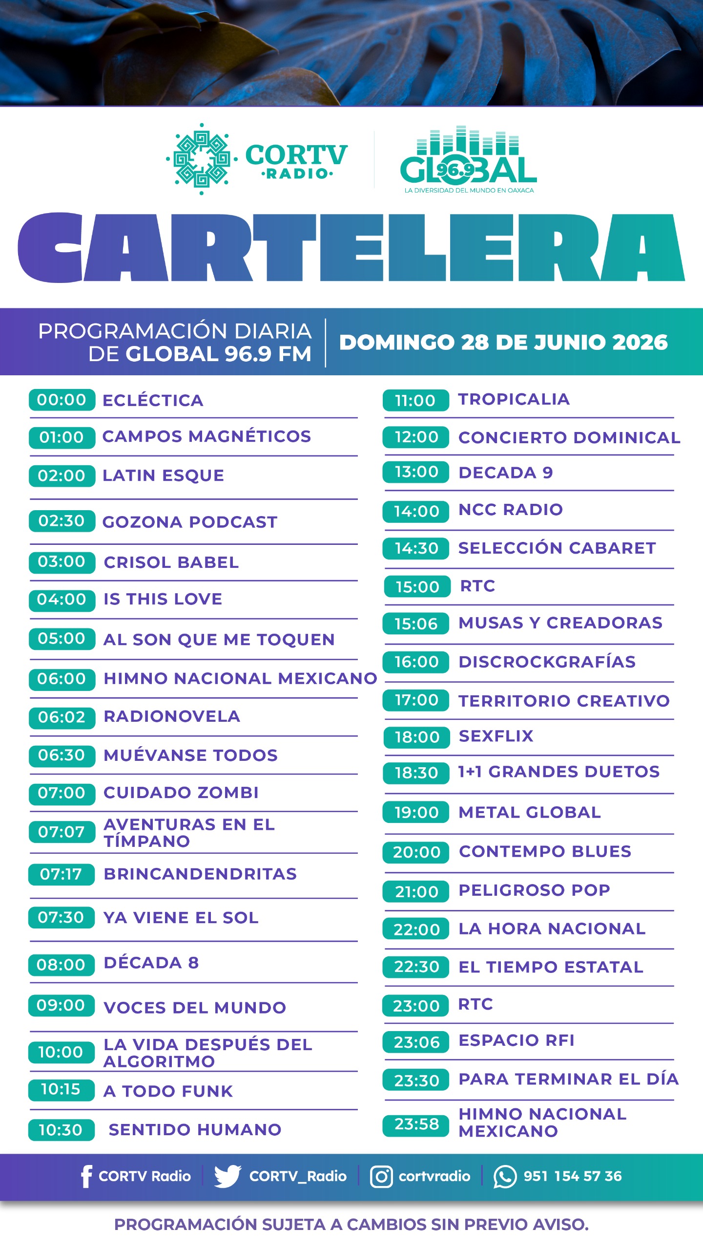 28 DE JUNIO DEL 2026
