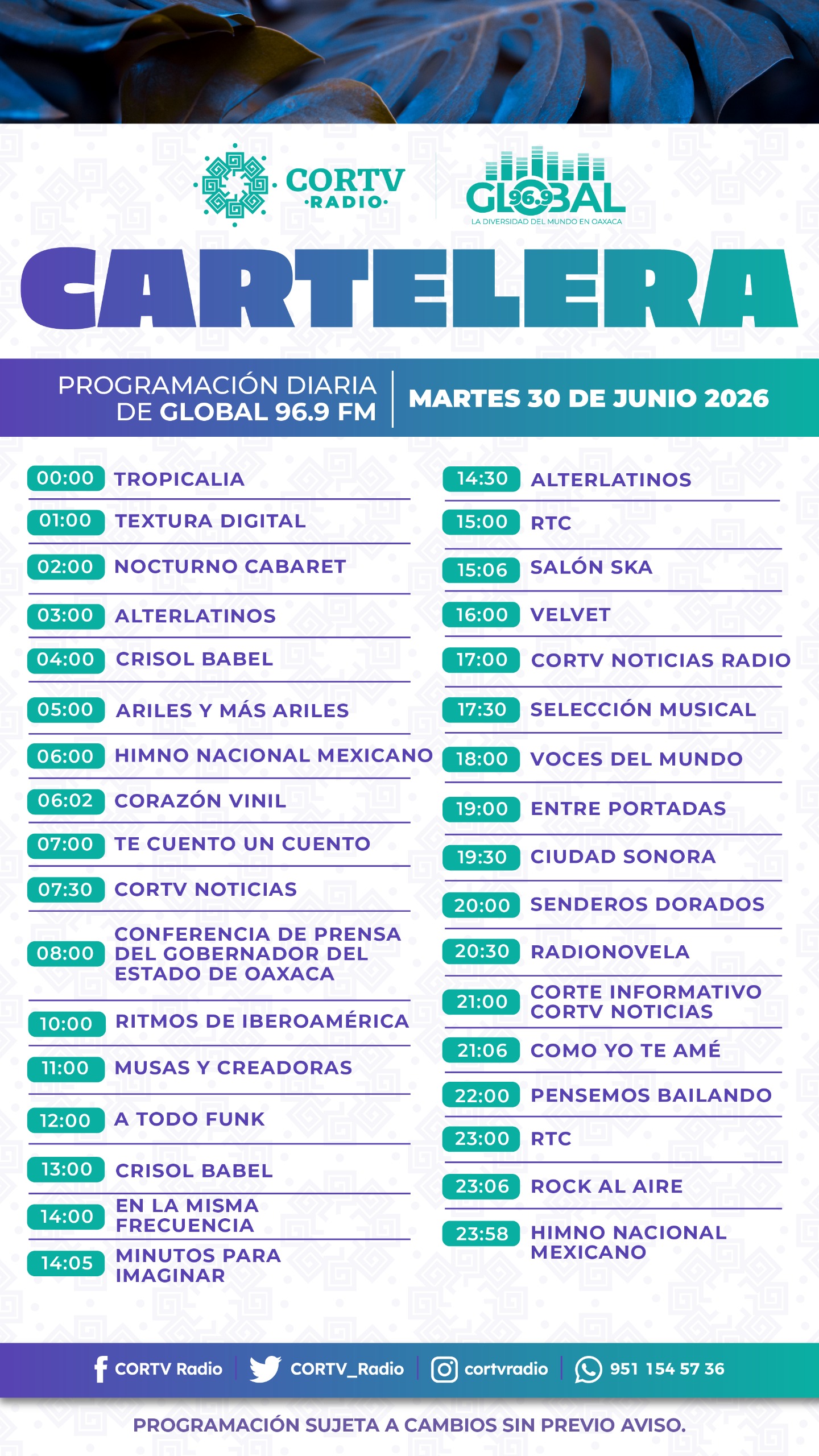 30 DE JUNIO DEL 2026