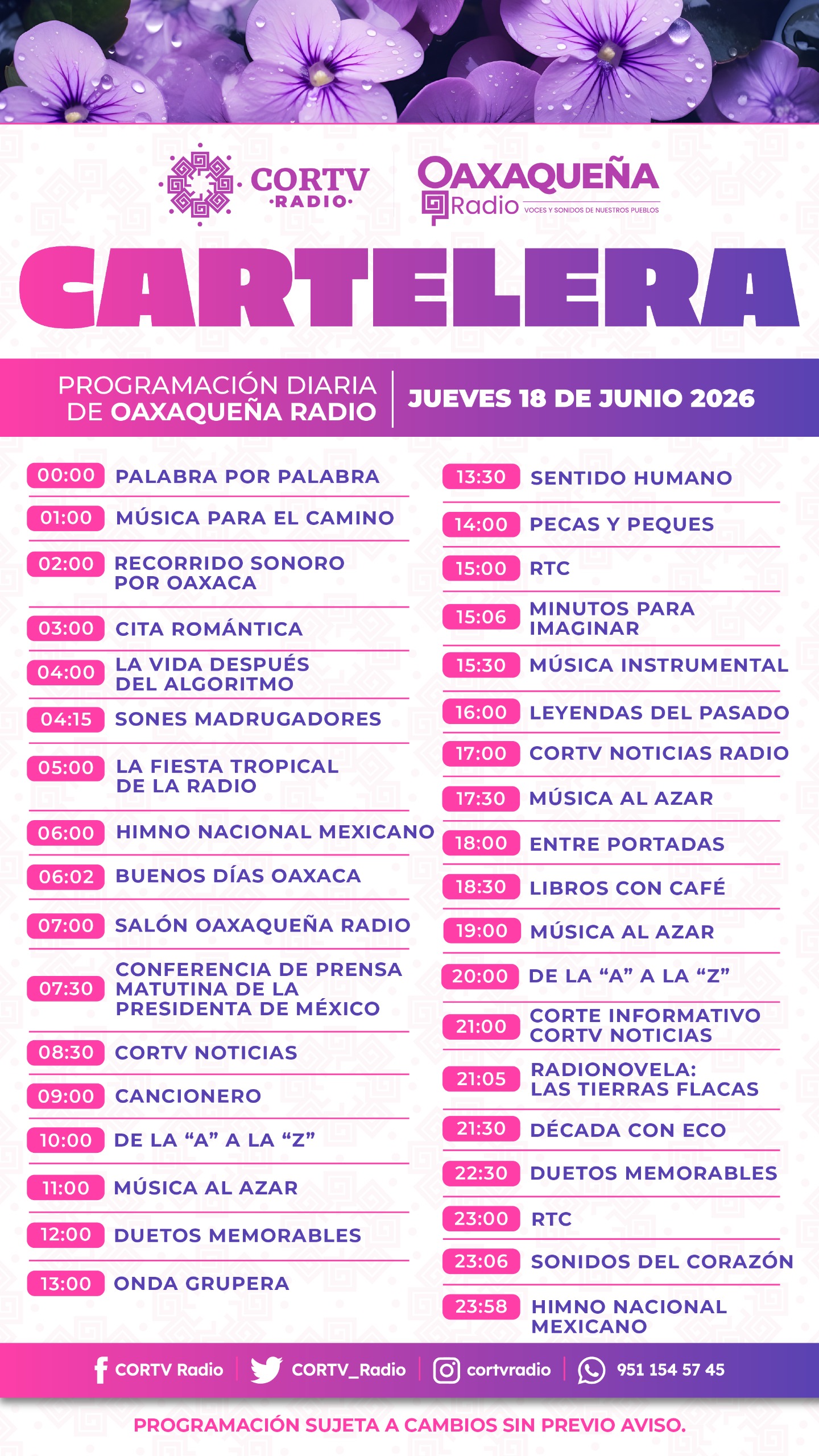 18 DE JUNIO DEL 2026
