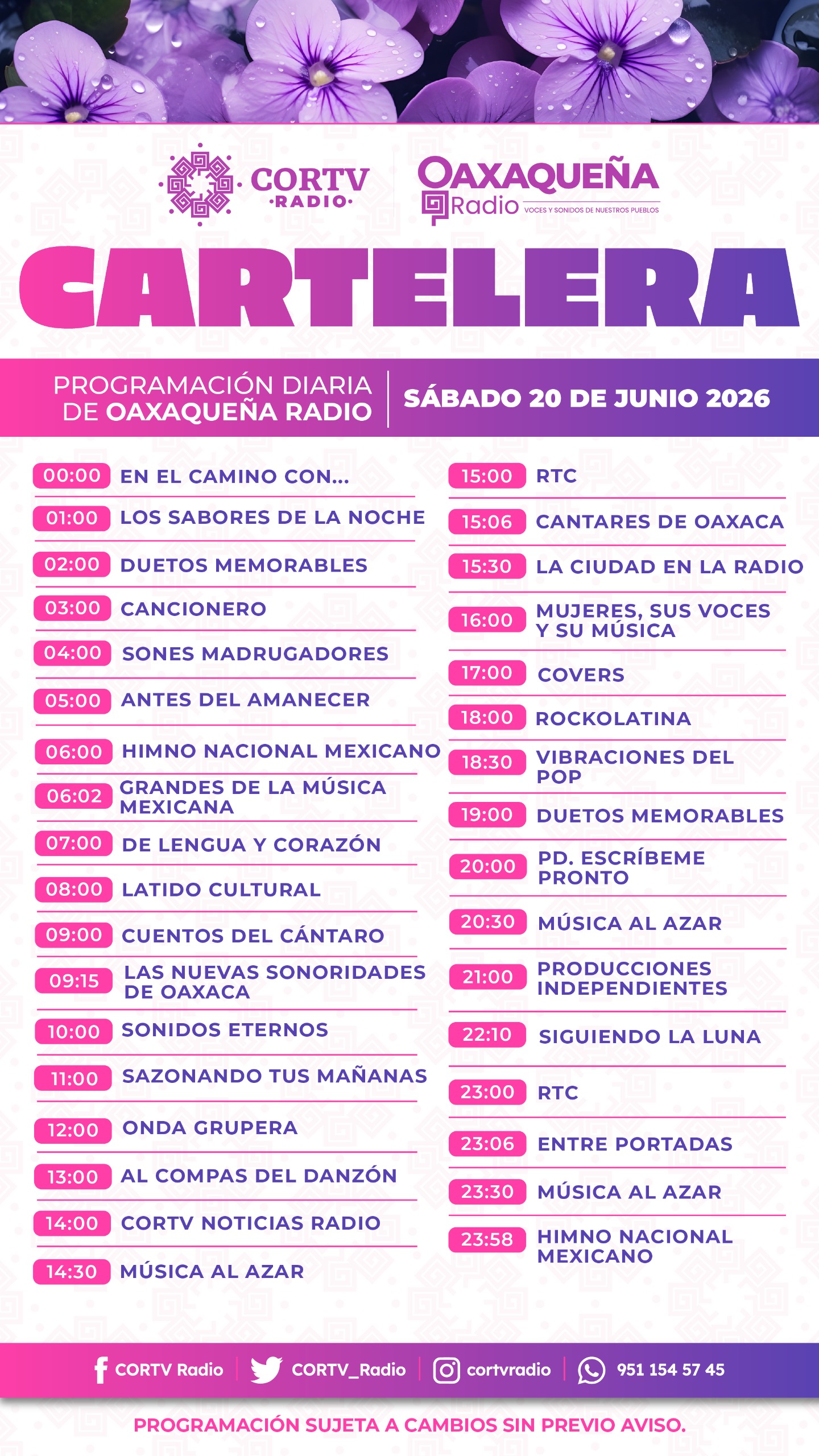 20 DE JUNIO DEL 2026
