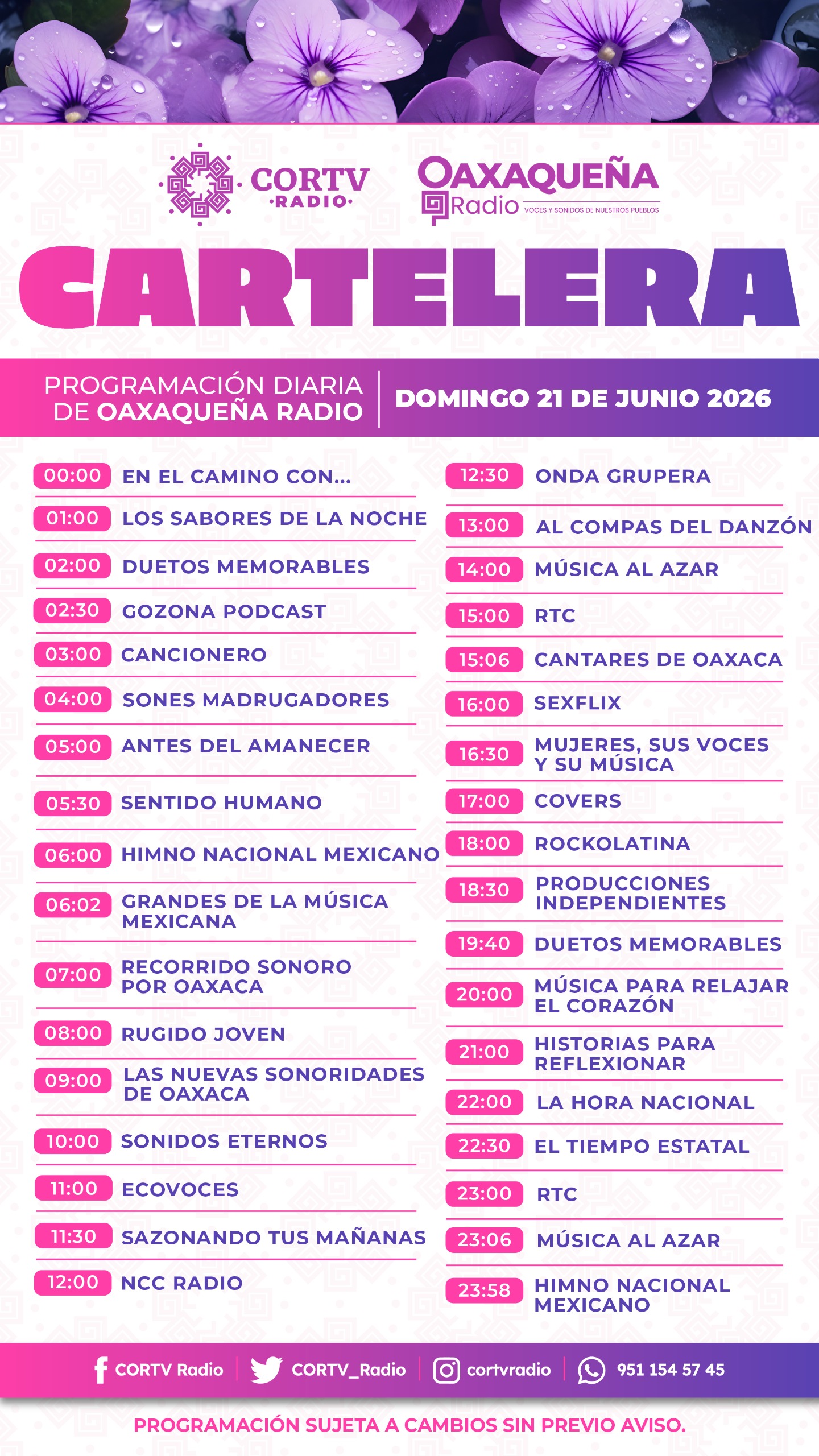 21 DE JUNIO DEL 2026