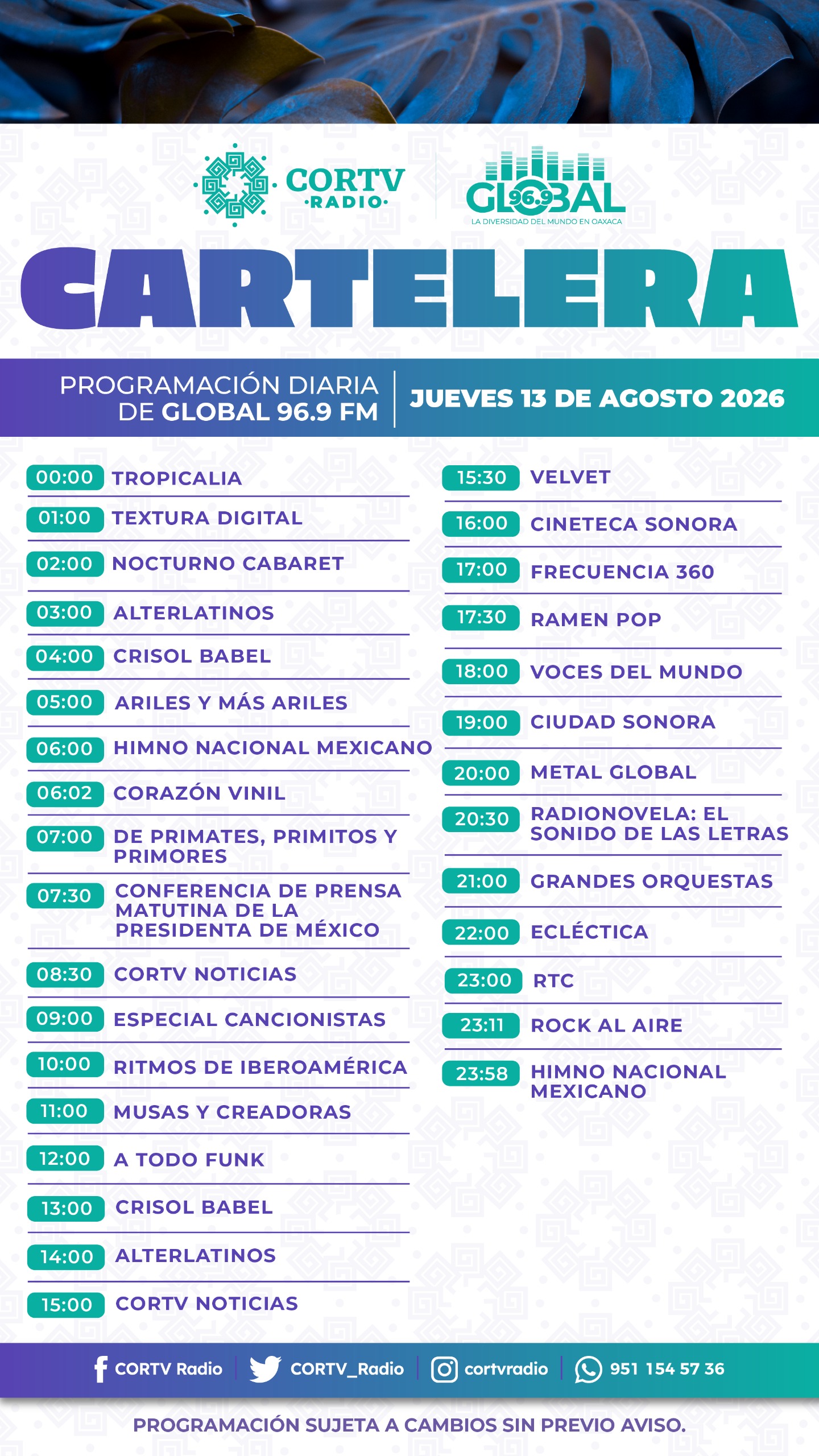 13 DE AGOSTO DEL 2026