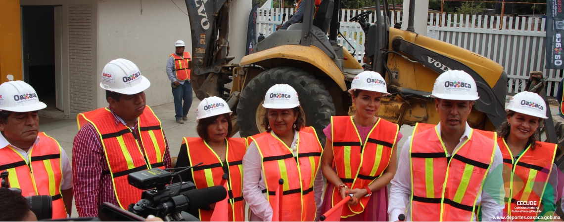 Inicia Gobierno de Oaxaca rehabilitación y ampliación del Complejo deportivo Ricardo Flores Magón