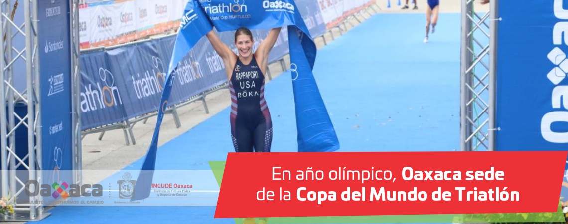 En año olímpico, Oaxaca sede de la Copa del Mundo de Triatlón