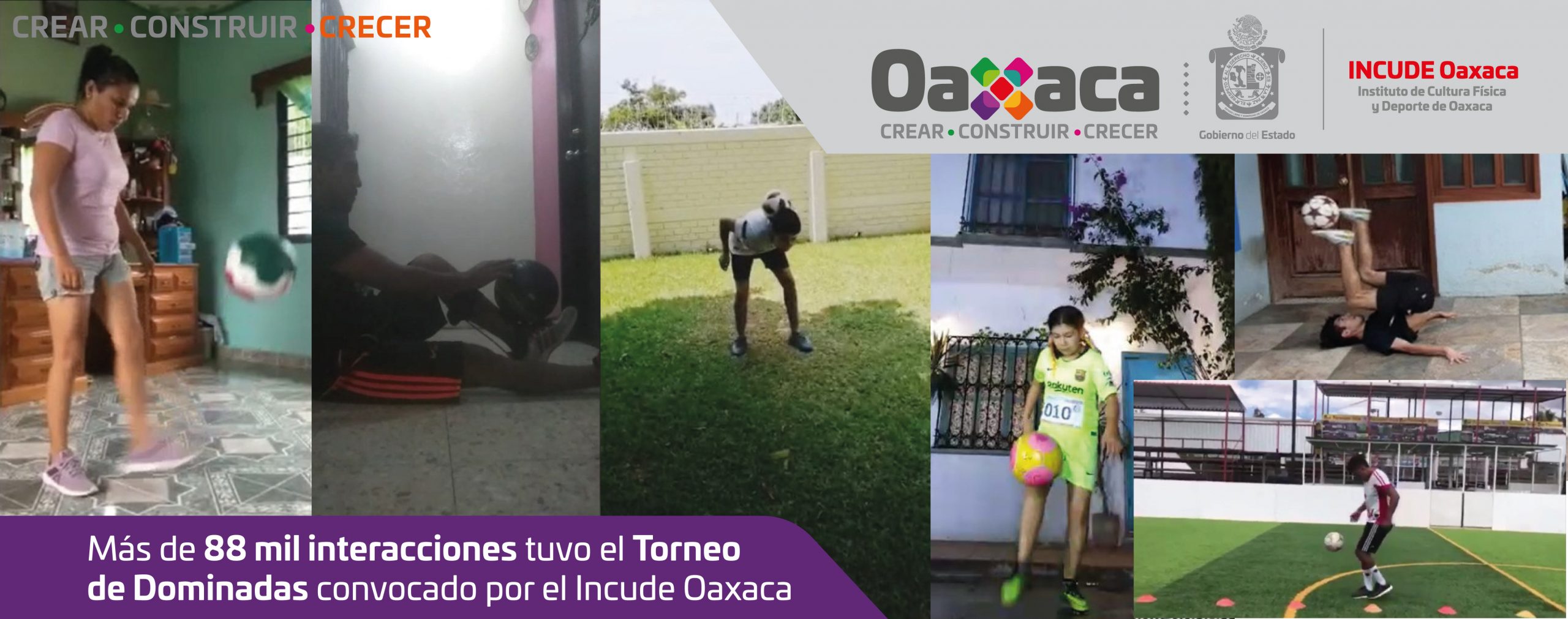Más de 88 mil interacciones tuvo el Torneo de Dominadas convocado por el Incude Oaxaca