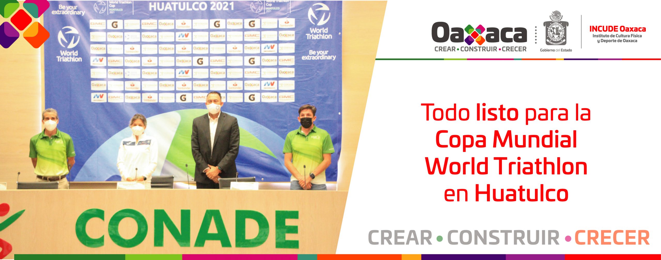 Todo listo para la Copa Mundial World Triathlon en Huatulco