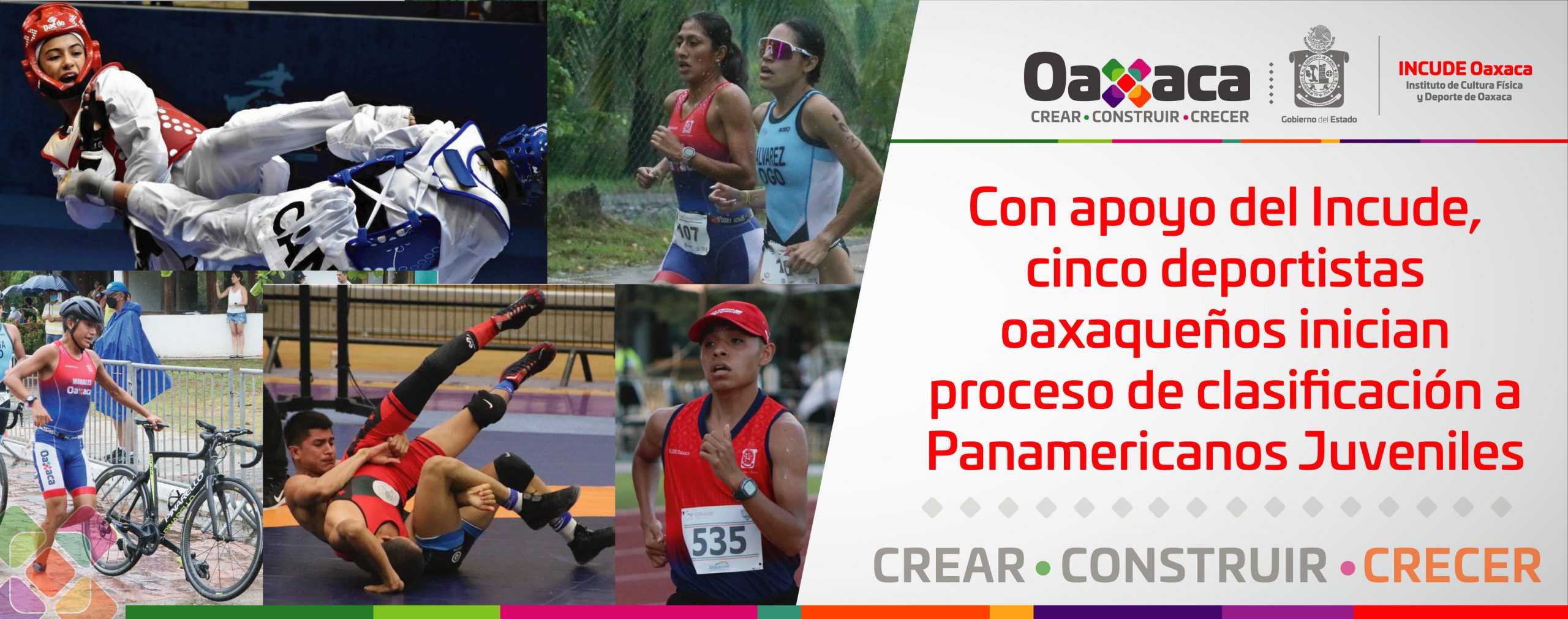 Con apoyo del Incude, cinco deportistas oaxaqueños inician proceso de clasificación a Panamericanos Juveniles