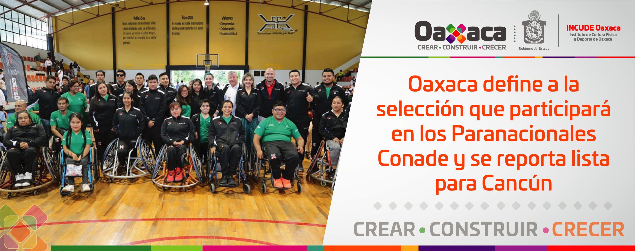 Oaxaca define a la selección que participará en los Paranacionales Conade y se reporta lista para Cancún